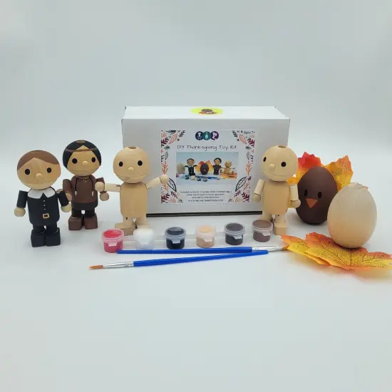 DIY Thanksgiving Craft Kit by Ink and Trinket Kids {2}