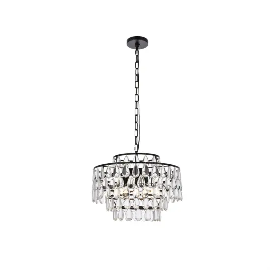 Mila 18 inch pendant in black {1}