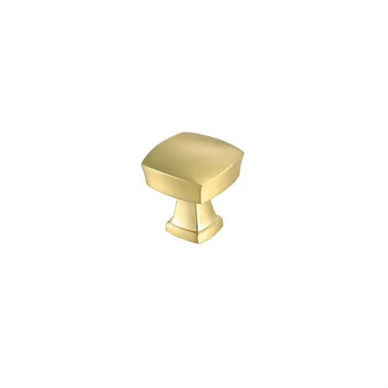 Irvin 1.3" Brushed Gold Square Knob Multipack (Set of 10) {4}