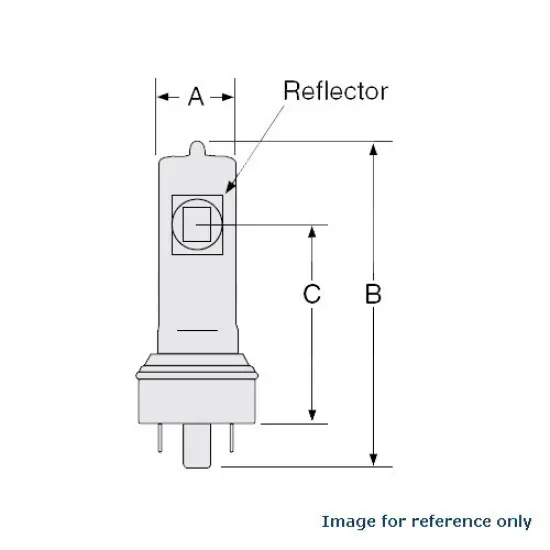 Ushio 1000082 - BTG JCS120V-1200W Projector Light Bulb {2}