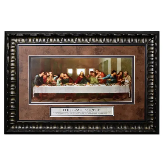 Dexsa Last Supper Framed Wall Art {1}