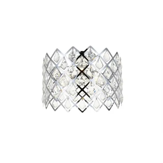 Lyla 13 inch flush mount in chrome {3}