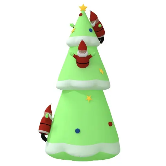 Inflatable Christmas Tree with LEDs 196.9" {3}