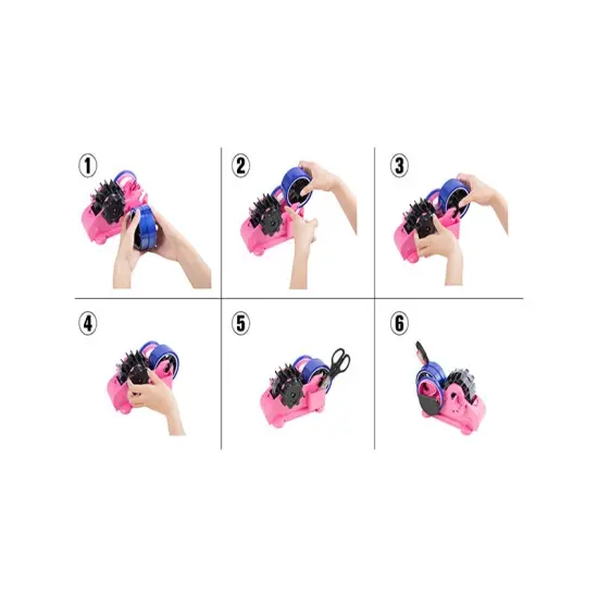 Craft Express Multi-Function Pink Tape Dispenser {3}