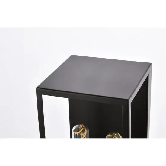 Voir 2 lights wall sconce in black {5}