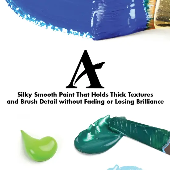 Grumbacher Academy Acrylic 90 ml. Tubes Six Piece Bundle Set {4}