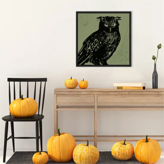 Haunted Halloween X by Anne Tavoletti Canvas Art Framed {5}