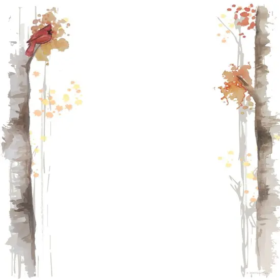 Great Papers! Fall Birch Letterhead for Invitations, Announcements and Messages, Printer Friendly 8.5" x 11", 80 Pack {1}