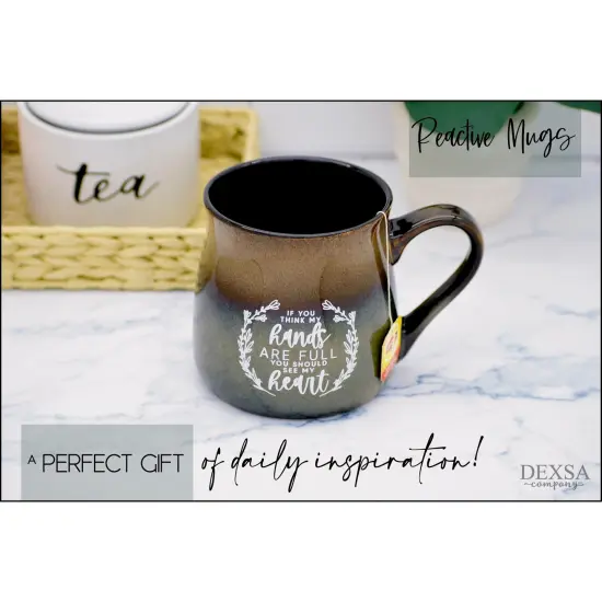 Dexsa If You Think My Hands Designer Ceramic Mug - 16 oz {4}