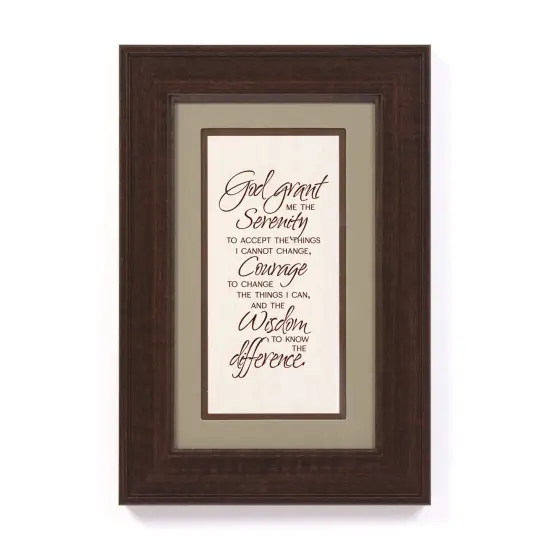 Dexsa Serenity Prayer Framed Wall Art {1}