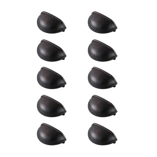 Atticus 3" Center to Center Oil-rubbed Bronze Cup Bar Pull Multipack (set of 10) {1}