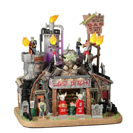 Lemax&reg; Spooky Town&trade; Halloween Village: Last Ditch Gas & Salvage {1}