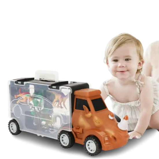 Kitcheniva Kids Rhino Truck Dinosuar Toy Gift Idea {2}