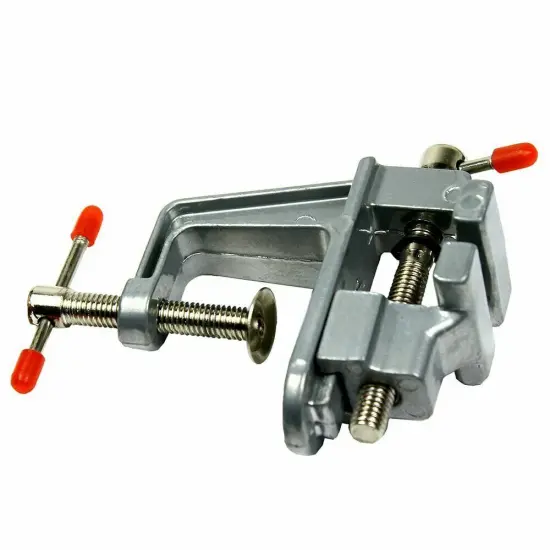 Kitcheniva 3.5" Miniature Vise Small Jewelers Clamp On Table Bench Tool {2}
