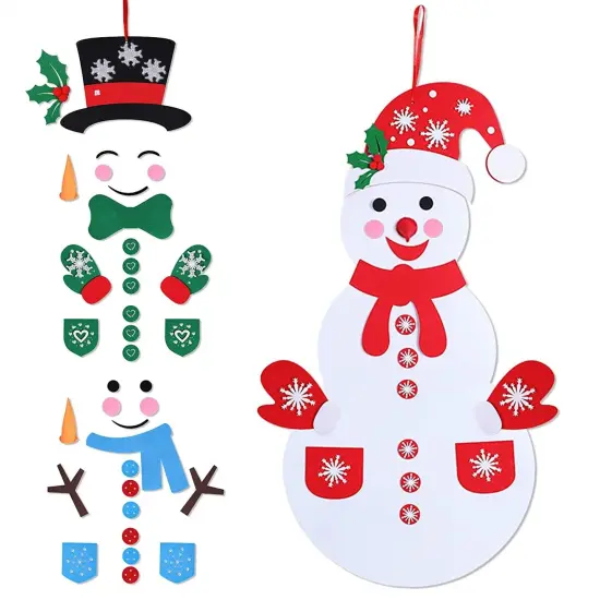 Christmas Snowman Hanging Decorations Set {1}