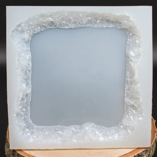 Handmade Crystal Edge Square Silicone Mold {2}