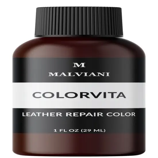 Leather Repair Color Restore for Faded and Scratched Couches Dark sienna brown {1}