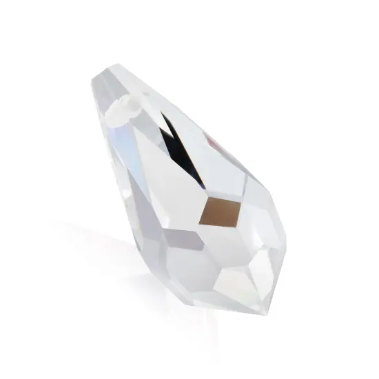 Preciosa 144-Piece Teardrop Glass Pendant, 9x18mm Crystal {1}