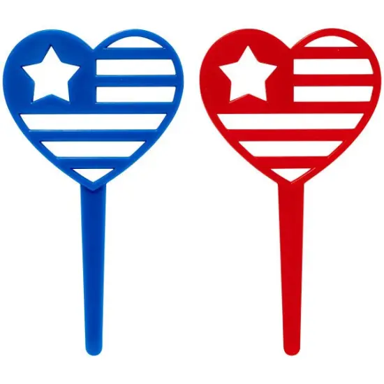 USA Love DecoPics&reg; Cupcake Decoration, 12ct {2}