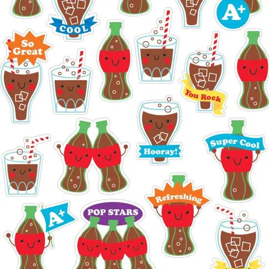 Cola Scented Stickers, 80 Per Pack, 6 Packs {3}