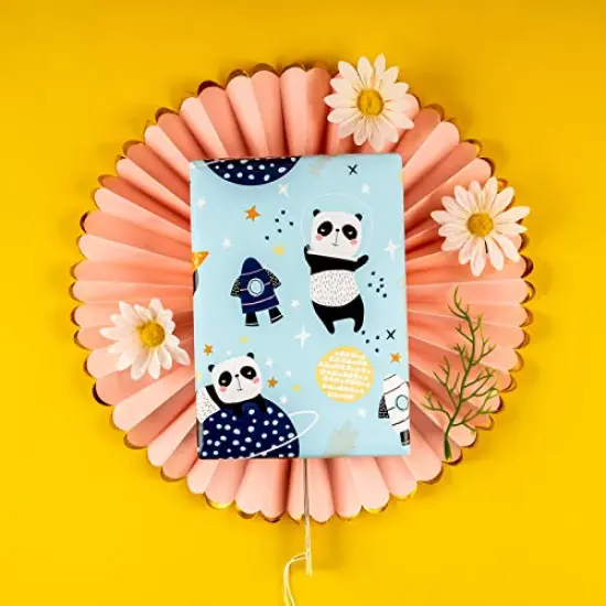 6 Pieces Wrapping Paper Sheet - Cute Animal Design for Birthday, Holiday, Party, Baby Shower - 1 Roll Contains 6 Sheets - 17.5 inch X 39.3 inch Per Sheet {3}