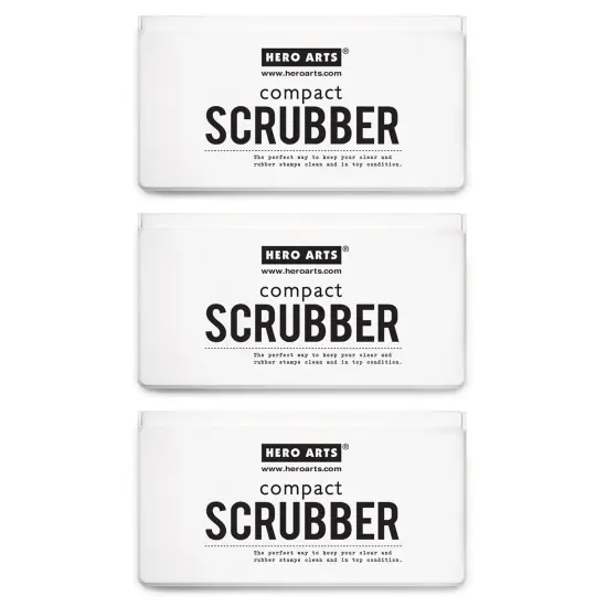 Compact Scrubber Pad, Pack of 3 {1}