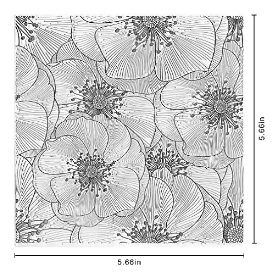 Card Making Scrapbooking Crafting DIY Decorations, Flowers Transparent Silicone Seal Stamps for Embossing Album Crafts {1}