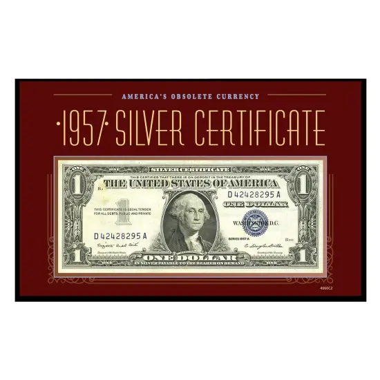 America's Obsolete Currency - 1957 Silver Certificate {4}