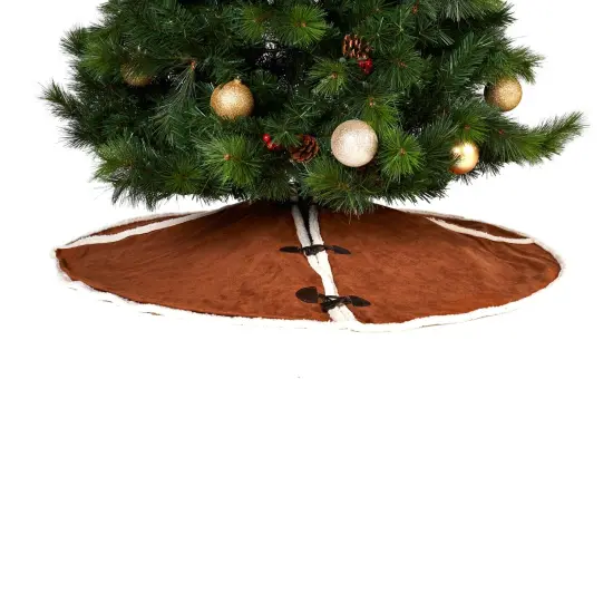 Faux Shearling Tree Skirt - 60" {3}