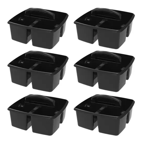 Small Caddy, Black, Pack of 6 {1}