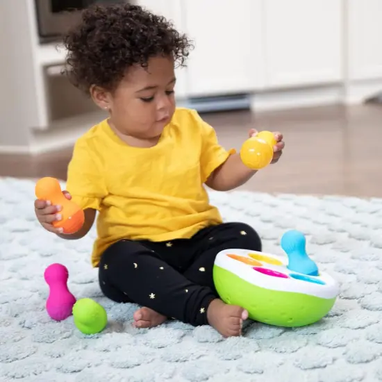 Fat Brain Toys SpinnyPins - Sensory & Motor Skills Toy for Babies & Toddlers {3}
