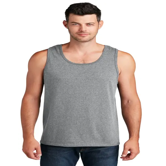 Port & Company&reg; Core Cotton Tank Top - PC54TT Athletic heather {1}