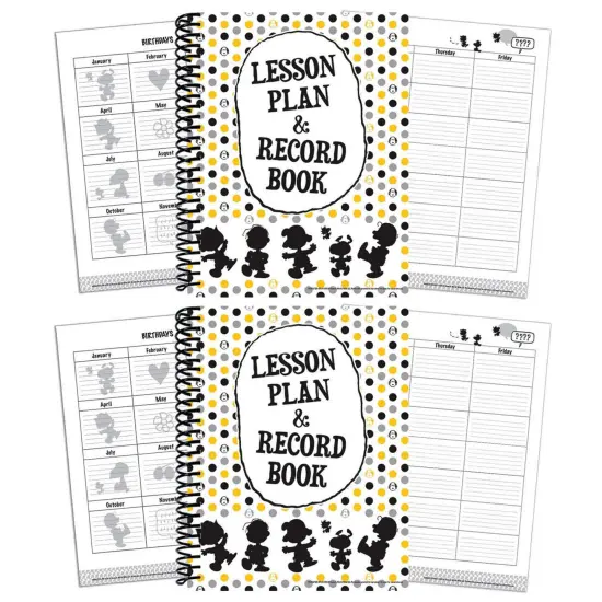 Peanuts&reg; Touch of Class Lesson Plan & Record Book, Pack of 2 {1}