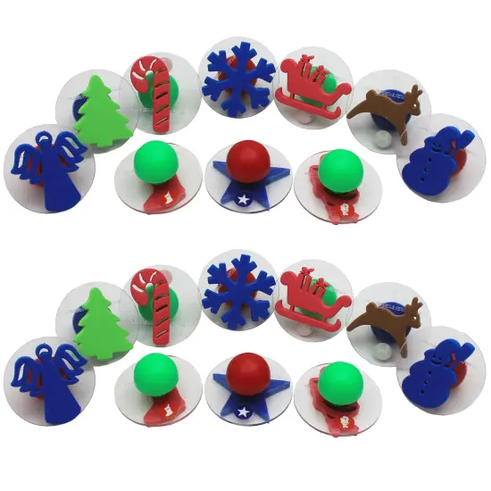 Giant Stampers - Christmas Shapes - 10 Per Set - 2 Sets {1}