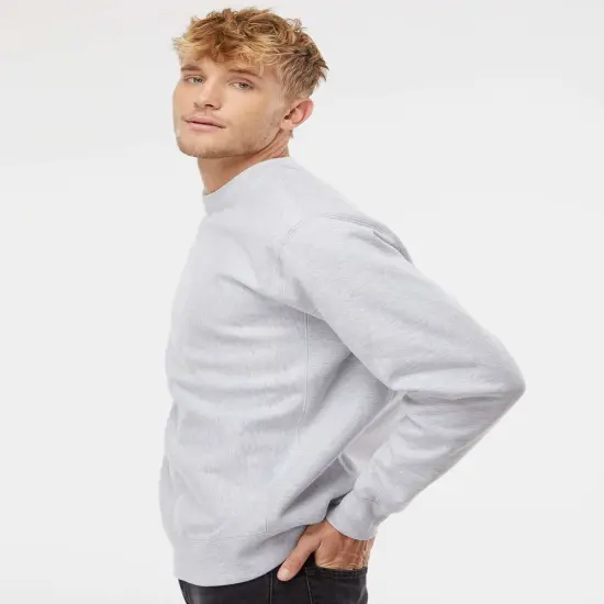 Cross-Grain Crewneck Sweatshirt | RADYAN&reg; White {7}