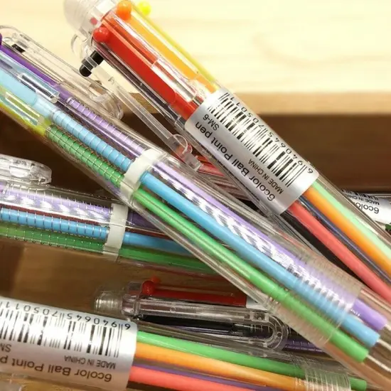 Kitcheniva Ball Point Pen 6 Color In 1 Ballpoint {2}