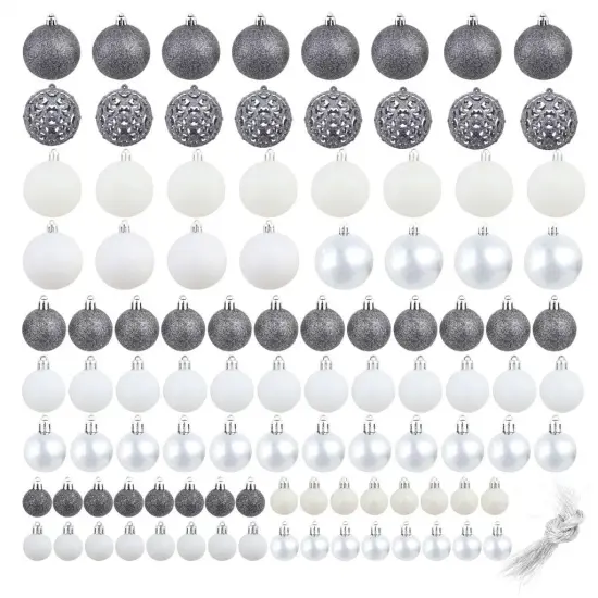 100 Piece Christmas Ball Set {1}