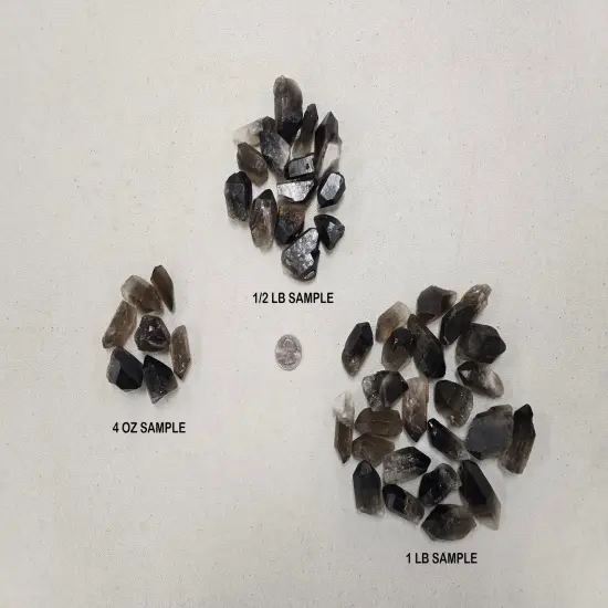 Smoky Quartz Points Bulk Natural Smokey Crystals {3}