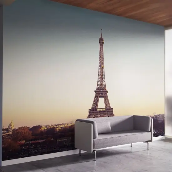 Eiffel Tower Peel and Stick Wallpaper Mural {4}