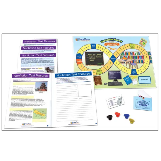 Nonfiction Text Features Learning Center, Grades 3-5 {1}