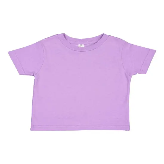 Rabbit Skins&reg; Toddler Cotton Crewneck Short Sleeve Jersey T-Shirt -3301T Lavender {1}