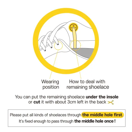 12 PCS No More Shoelace Silicone Anchors - Lace Lock Clip, Fit All Shoelace (3 sets) {2}