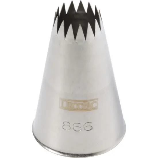 #866 1/2" French Pastry Decorating Tip, 1ct {1}