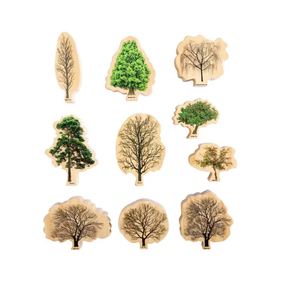 Seasons Wooden Trees {4}