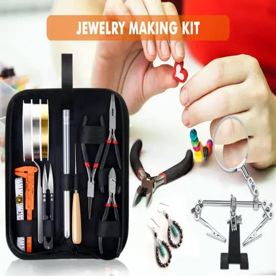 Jewelry Making Supplies Kit with Jewelry Tools, Jewelry Wires and Jewelry Findings for Jewelry Repair and Beading {3}