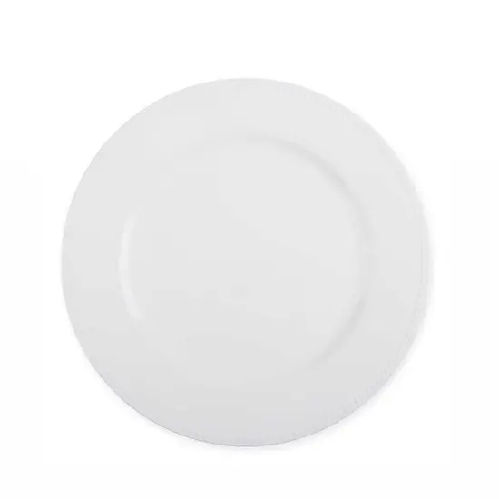 6 pcs of 13inch Charger Plates for Table Decor White {1}