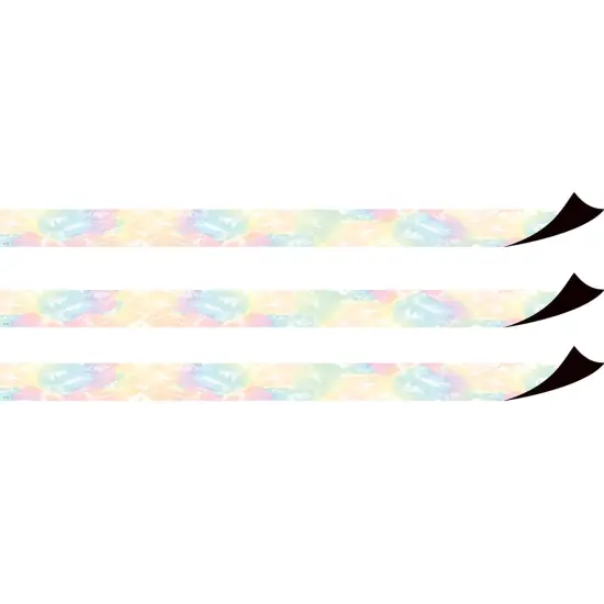 Pastel Pop Tie-Dye Magnetic Border, 24 Feet Per Pack, 3 Packs {1}