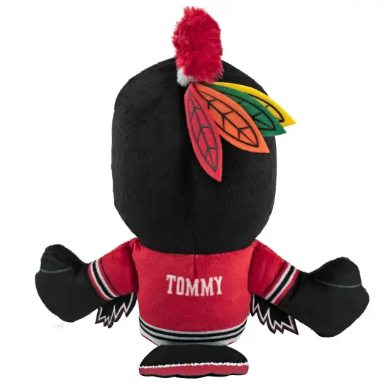 Bleacher Creatures Chicago Blackhawks Tommyhawk 8" Kuricha Mascot Sitting Plush {5}