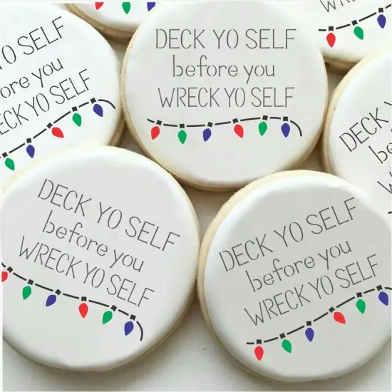 Deck Yo Self Cookie Stencil {3}