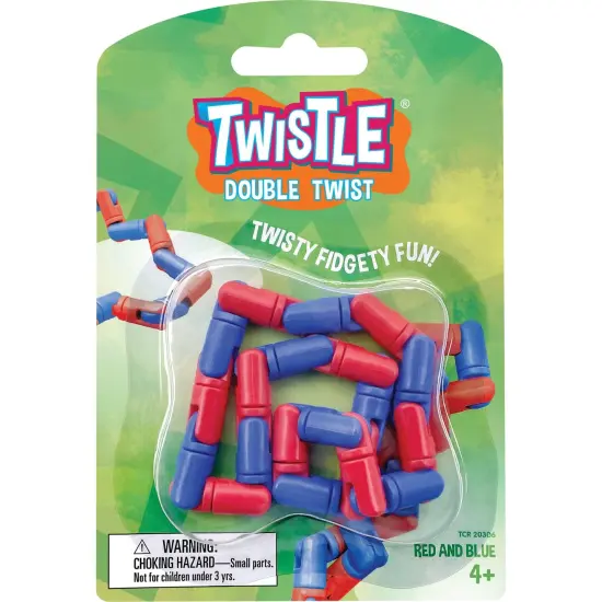 Twistle Double Twist, Red & Blue, Pack of 3 {4}